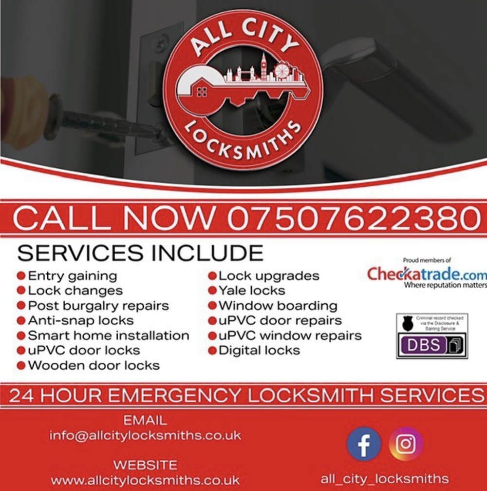 All City Locksmiths Services Flyer