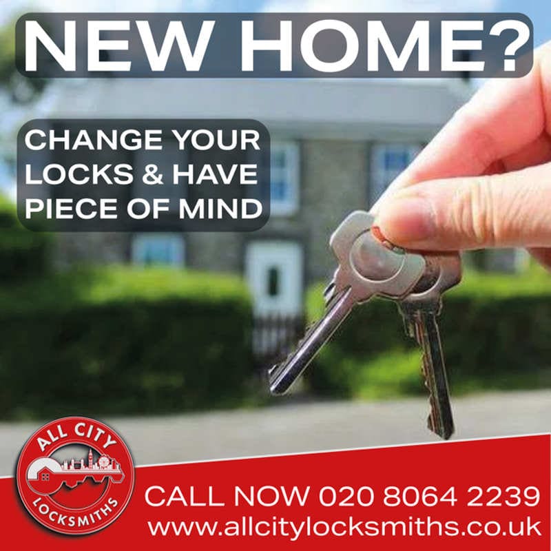 Services NEW HOME lock replacement flyer